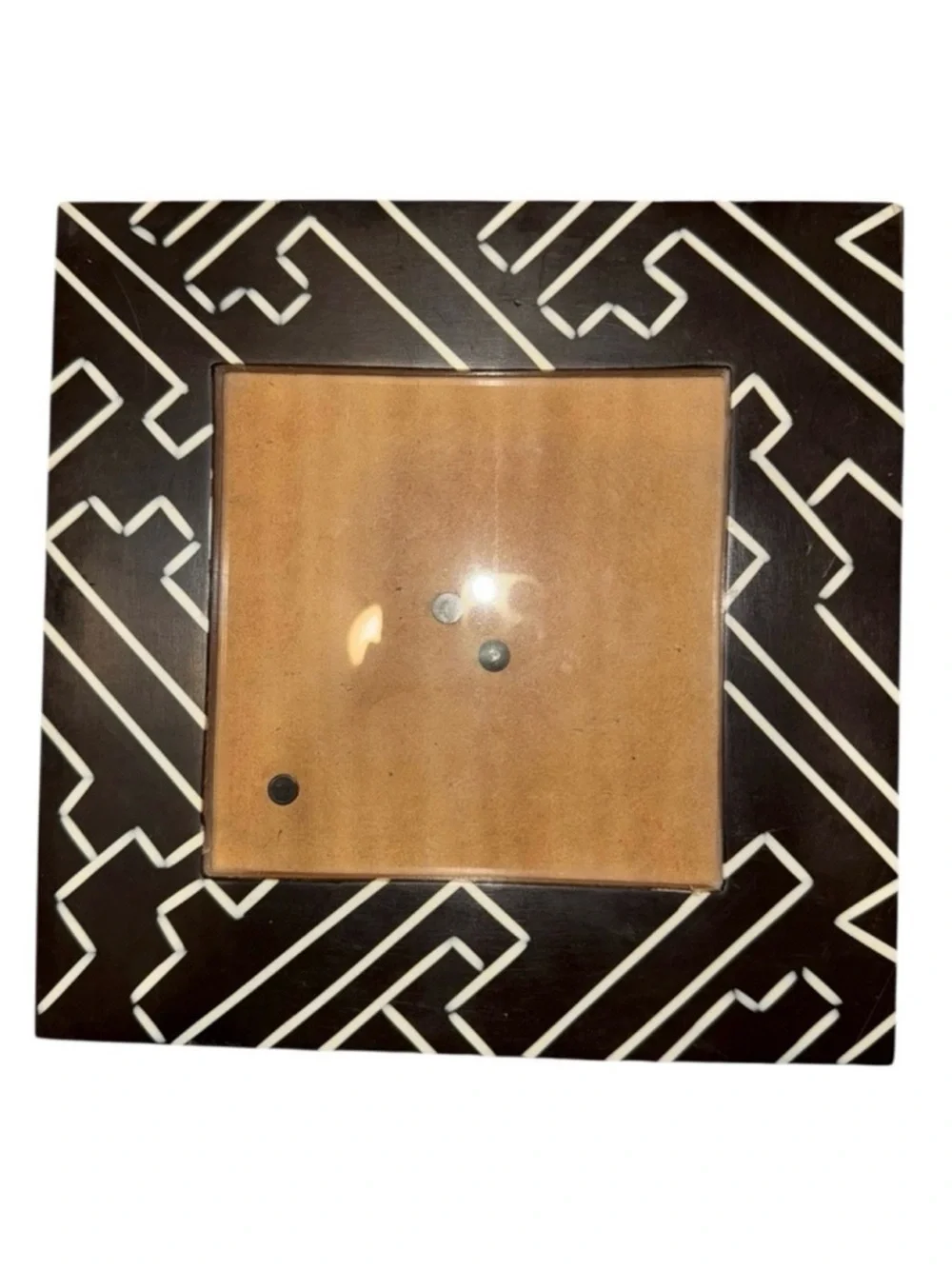 Geometric Black and White Picture Frame